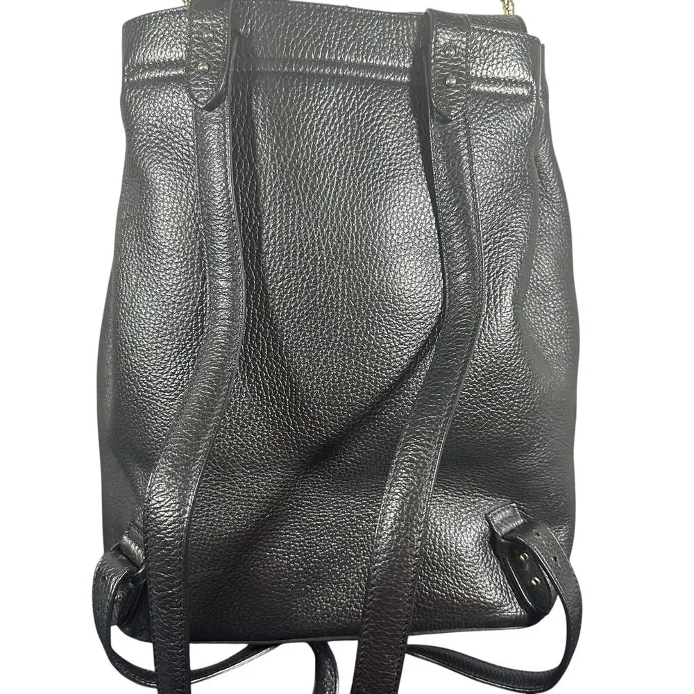 Cuyana black pebbled